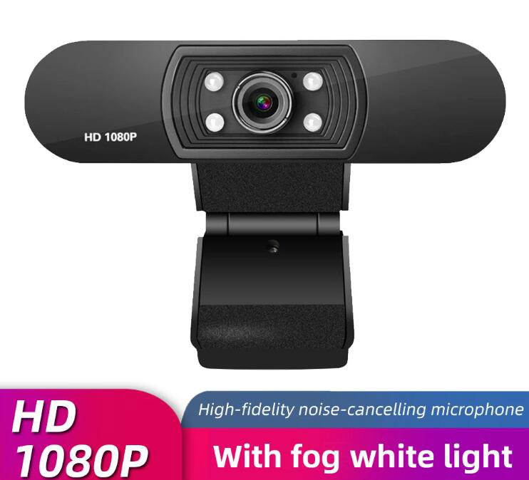 1080P Webcam with Microphone, Web Cam USB Camera, Computer HD Streaming Webcam for PC DesktopLaptop w/Mic, Wide Angle LensLarge Sensor for Superior Low Light (H800)