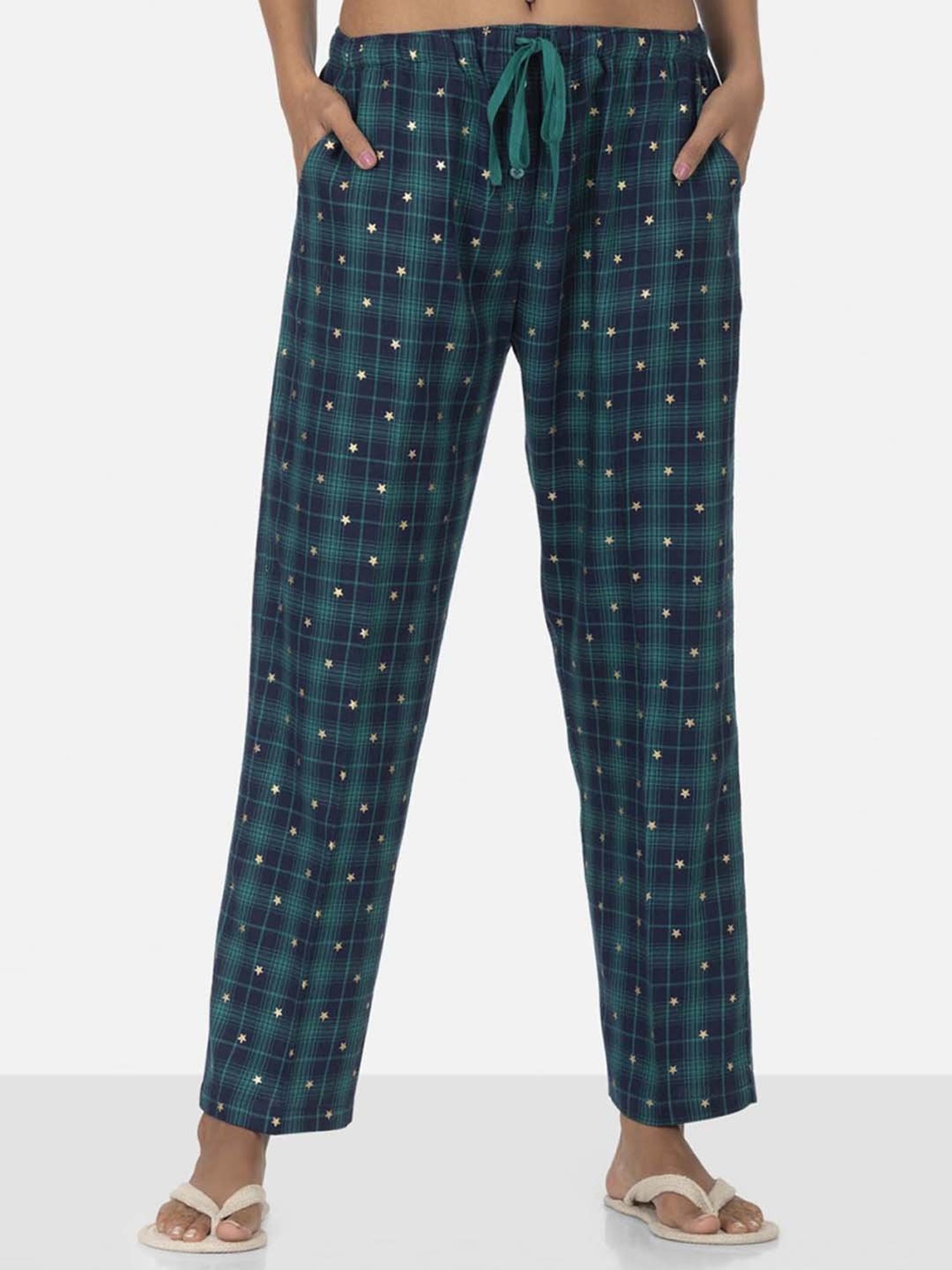 The Calm Collective Navy Tessa Slim Fit Pajama