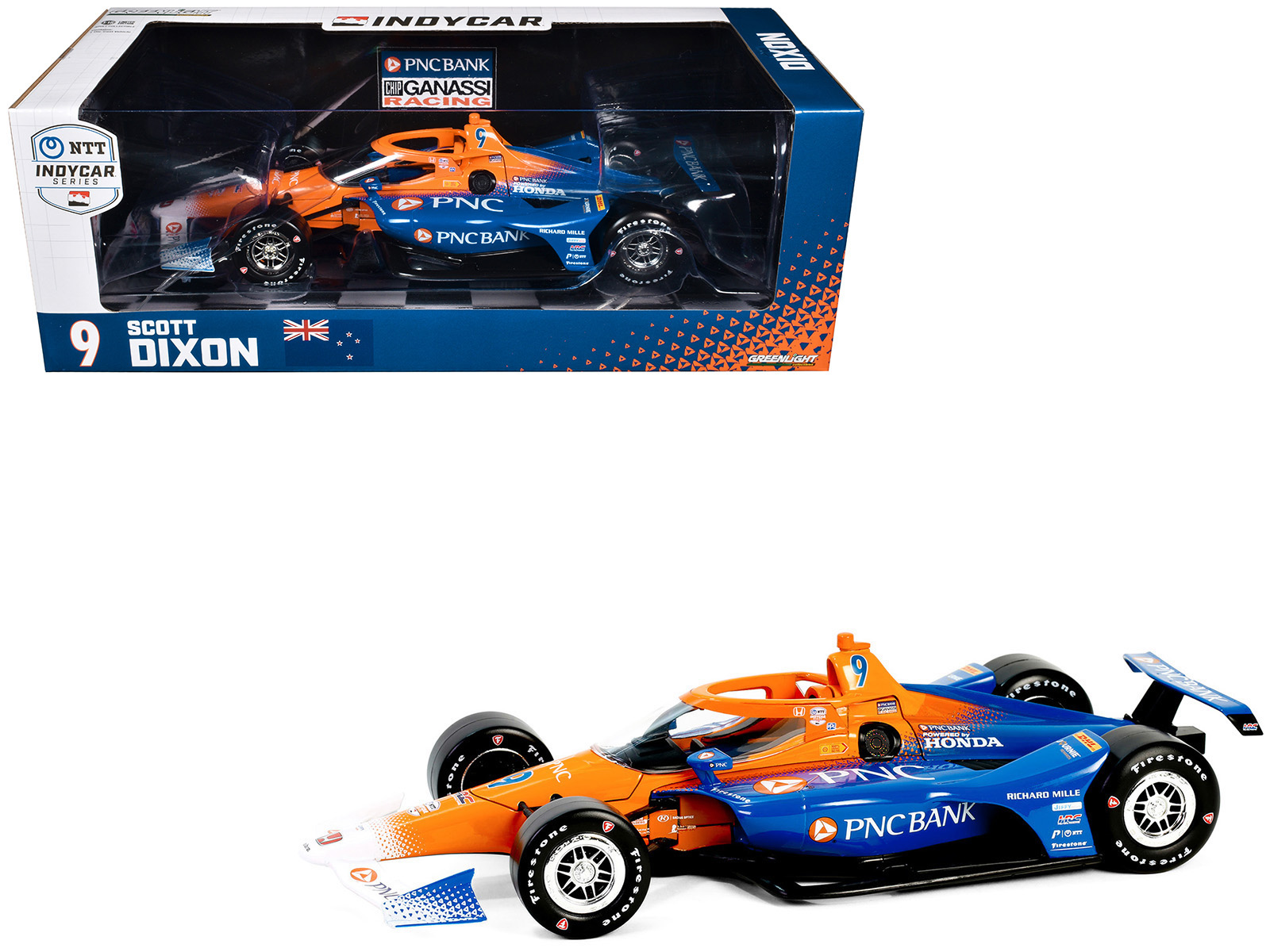 Dallara IndyCar #27 Kyle Kirkwood "AutoNation" Andretti Autosport "NTT IndyCar Series" (2024) 1/18 Diecast Model Car by Greenlight