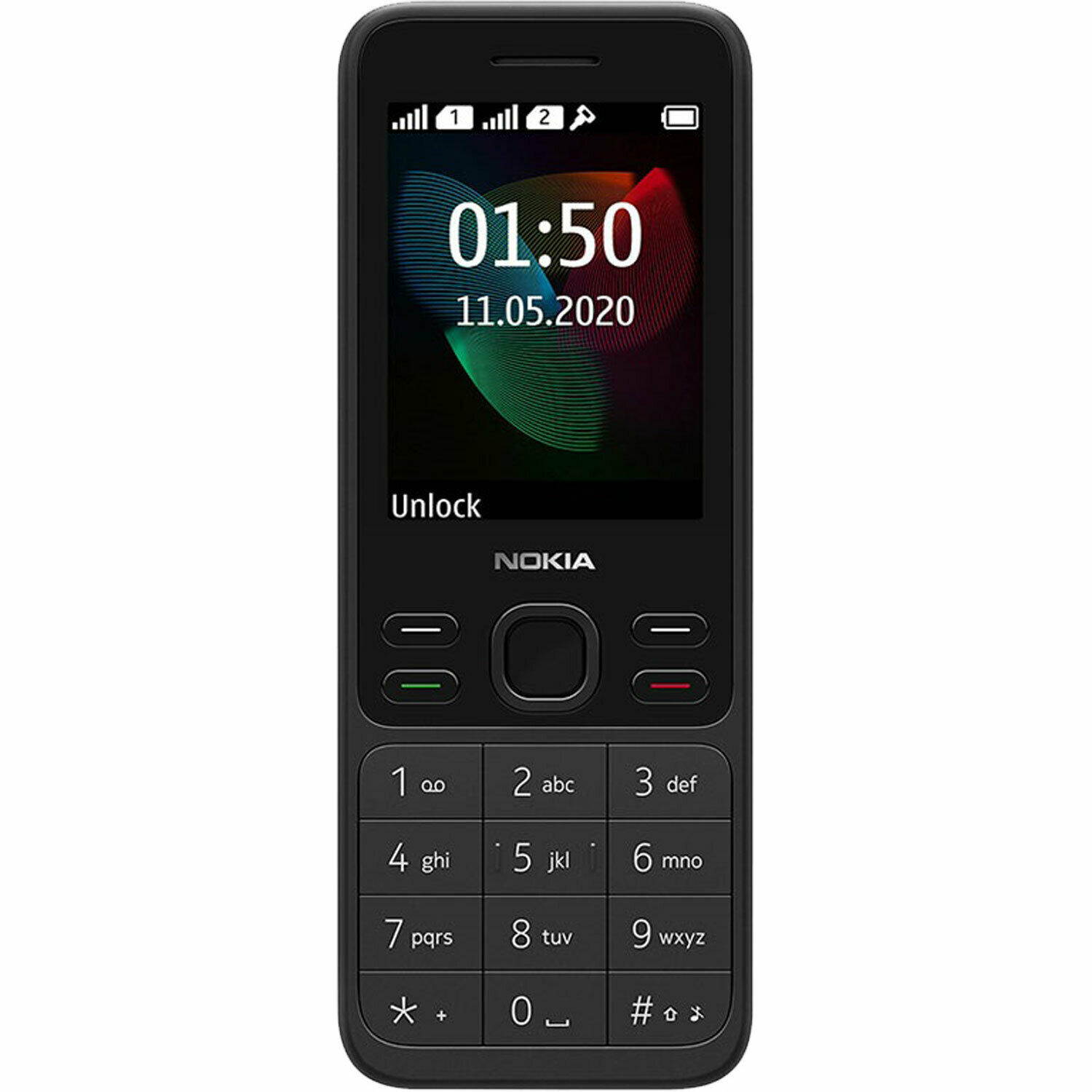 Nokia 150 (2020) Dual-SIM 4MB (GSM Only | No CDMA) Factory Unlocked 2G Cell-Phone (Black) - International Version