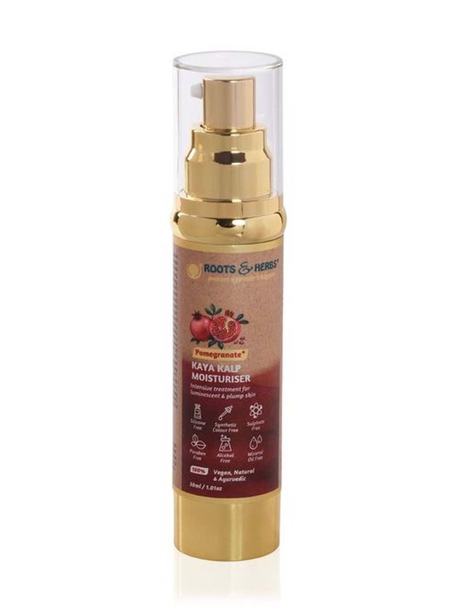 ROOTS AND HERBS Pomegranate (+) Kaya Kalp (moisturiser) - 50 ml