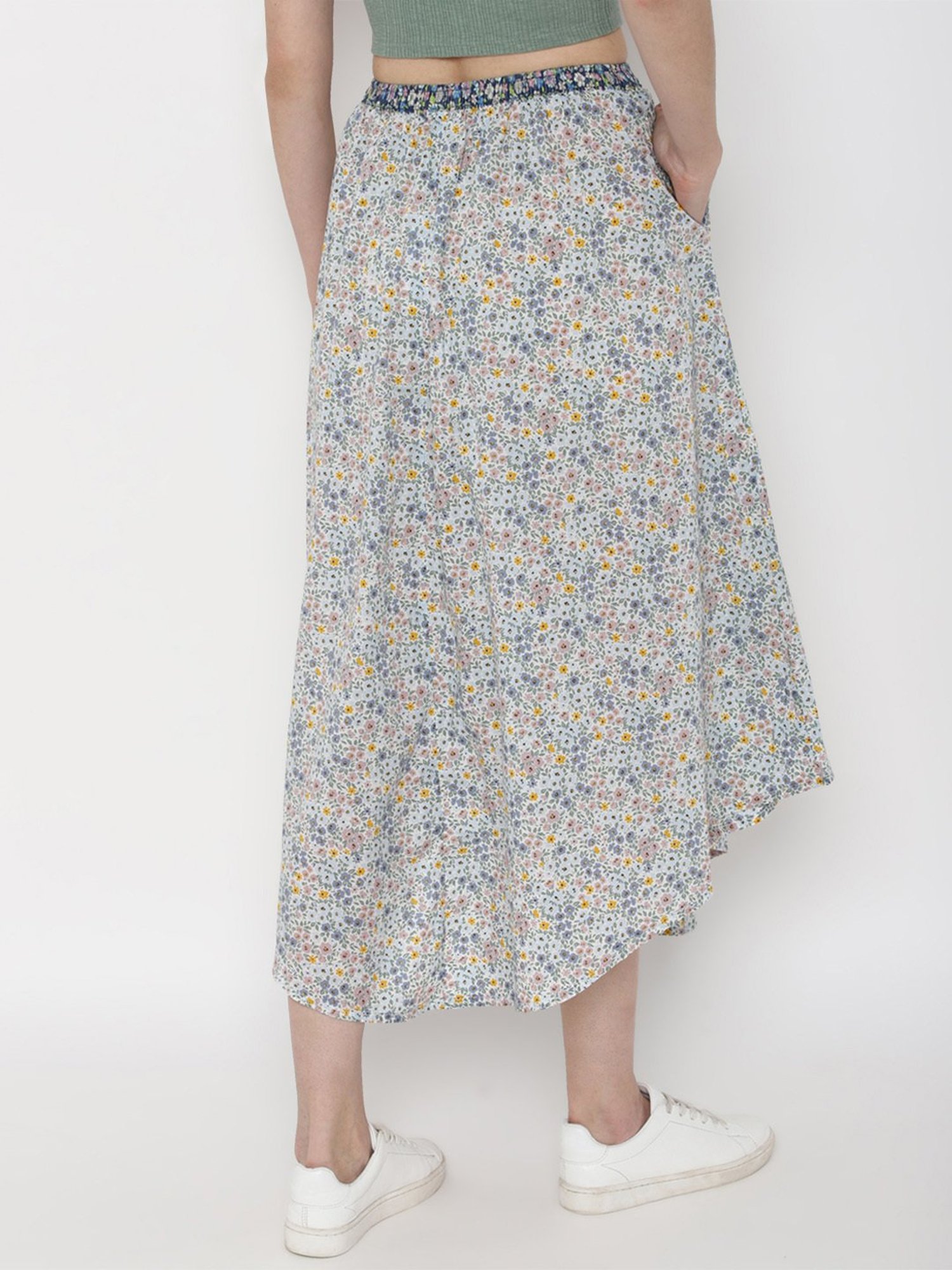 American Eagle Outfitters Multicolor Floral Print Skirt