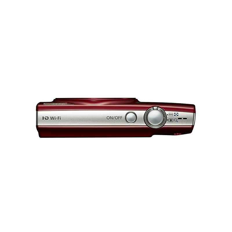 PowerShot ELPH 190 IS Digital Camera (Red) with 10x Optical Zoom and Built-In Wi-Fi