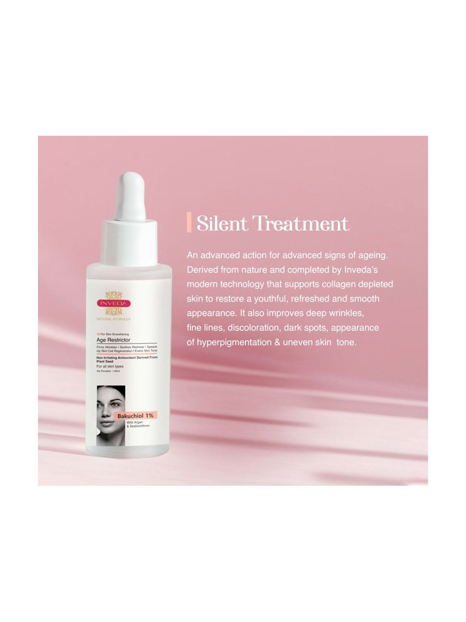 INVEDA Bakuchiol 1% Age Restrictor - 30 ml