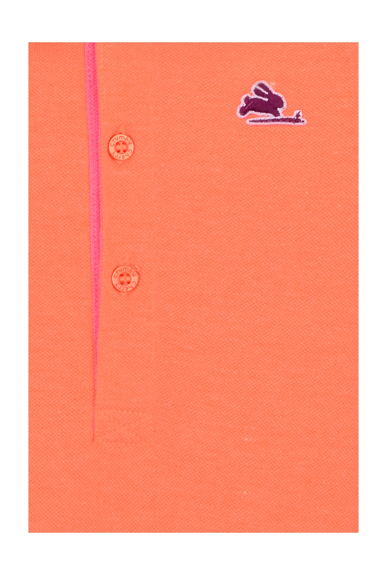 Cherry Crumble By Nitt Hyman Kids Orange Solid Bodysuit