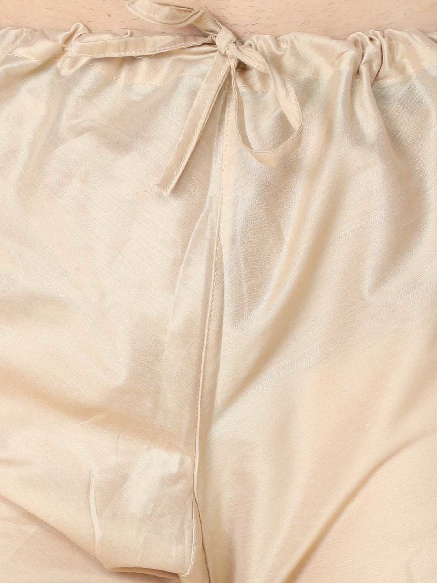 TABARD Beige Regular Fit Printed Kurta & Pyjamas Set