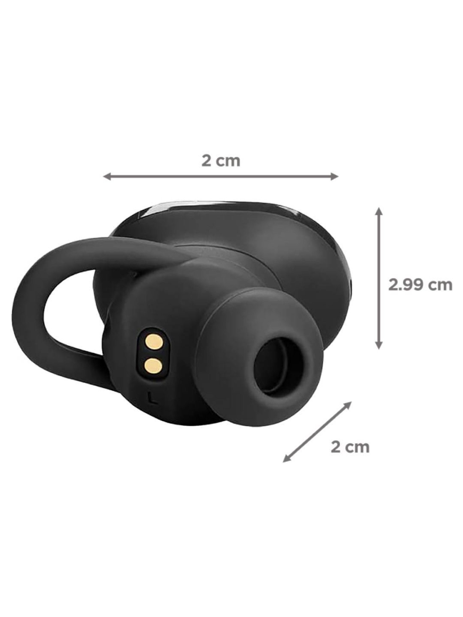 Boat Airdopes Sonik BT Earbuds with 60Hrs Playback & ENx Technology (Thunder Black, True Wireless)