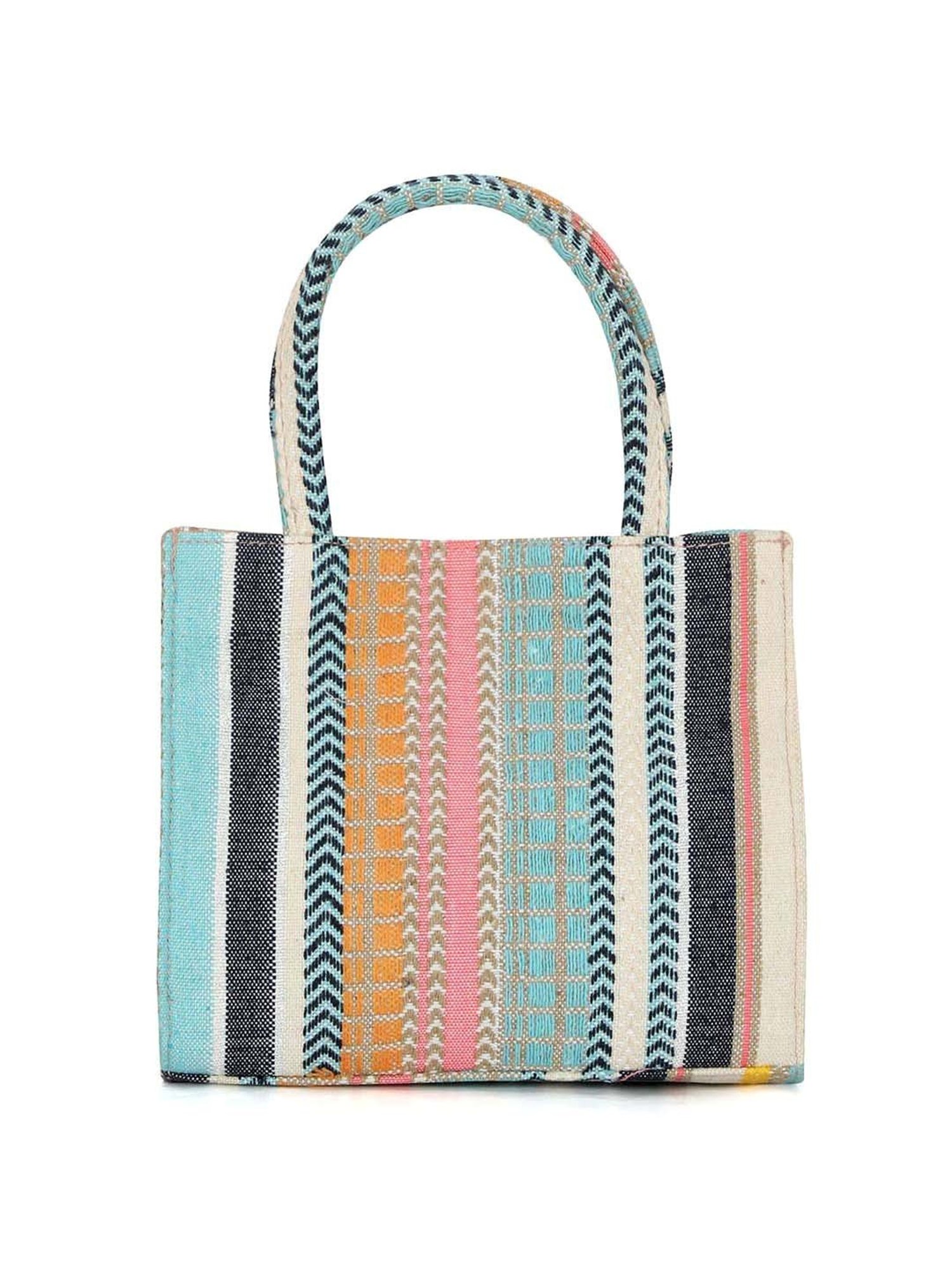 NR by Nidhi Rathi Multicolor Textured Medium Handbag