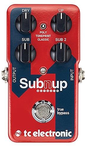 tc electronic sub 'n' up octaver dual octave pedal