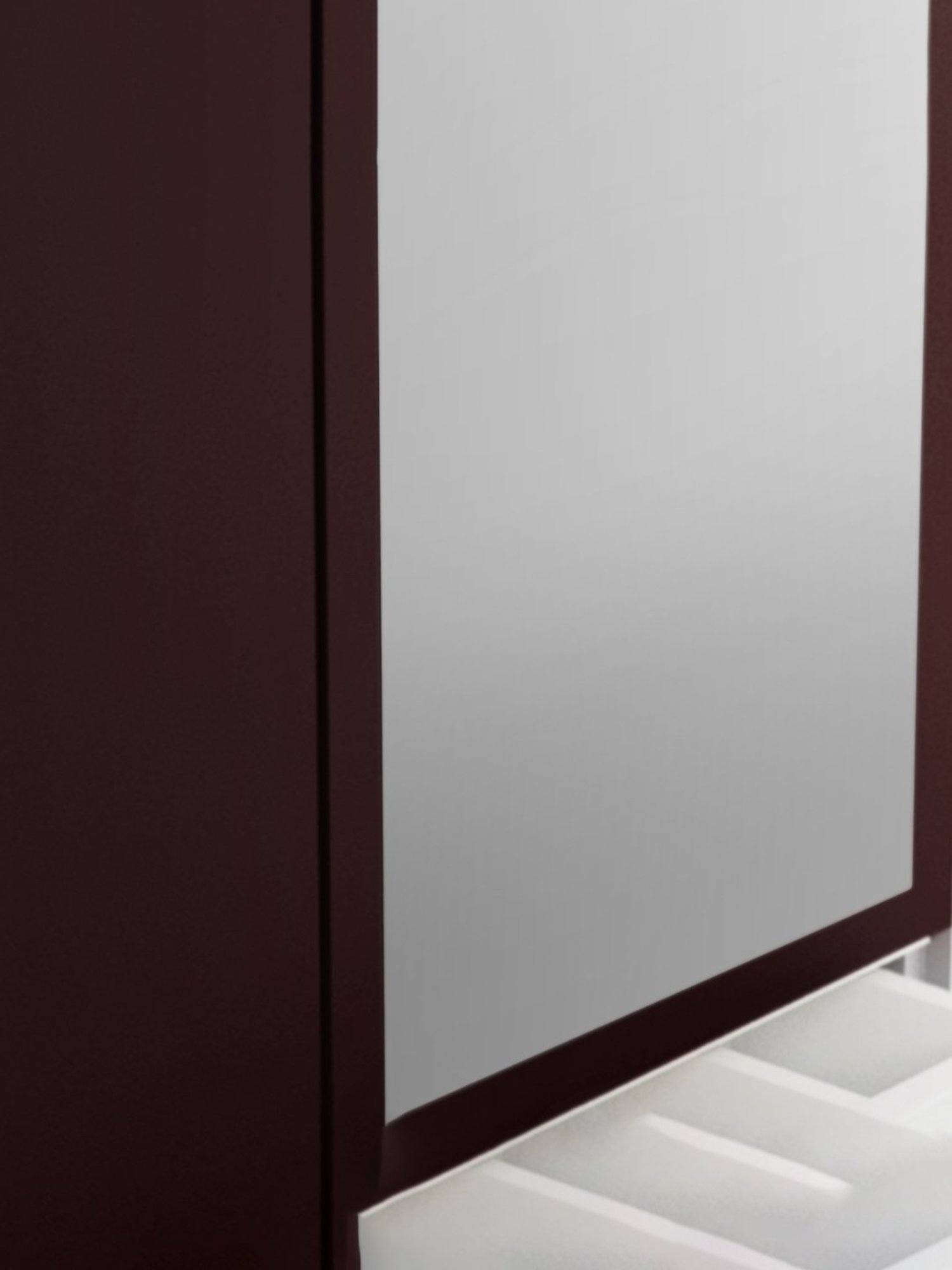 Godrej Interio Slimline Blend 3-Door Steel Almirah, Russet (1-Year Warranty, 1 Locker, 3 Drawers)