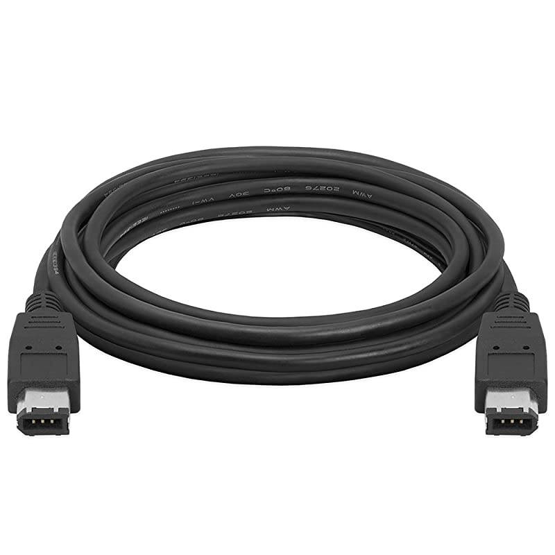 10FT FireWire Cable 6 Pin to 6 Pin Male to Male iLink DV Cable Firewire 400 IEEE 1394 Cord for Computer Laptop