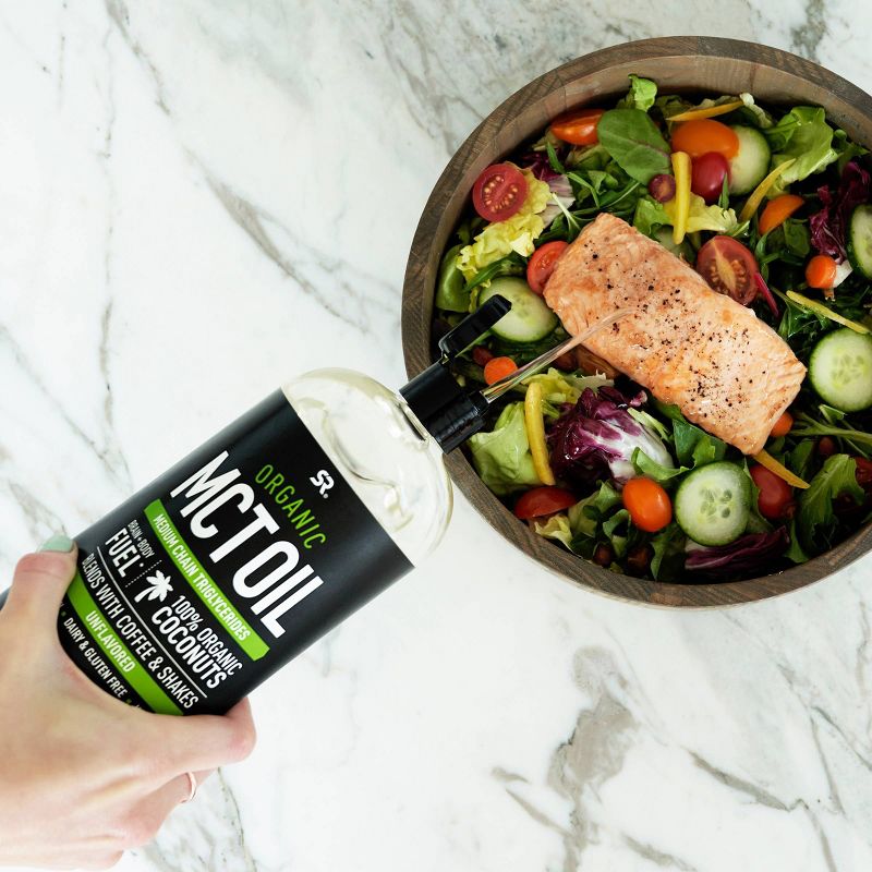 Organic MCT Coconut Oil - Unflavored - 20 fl oz