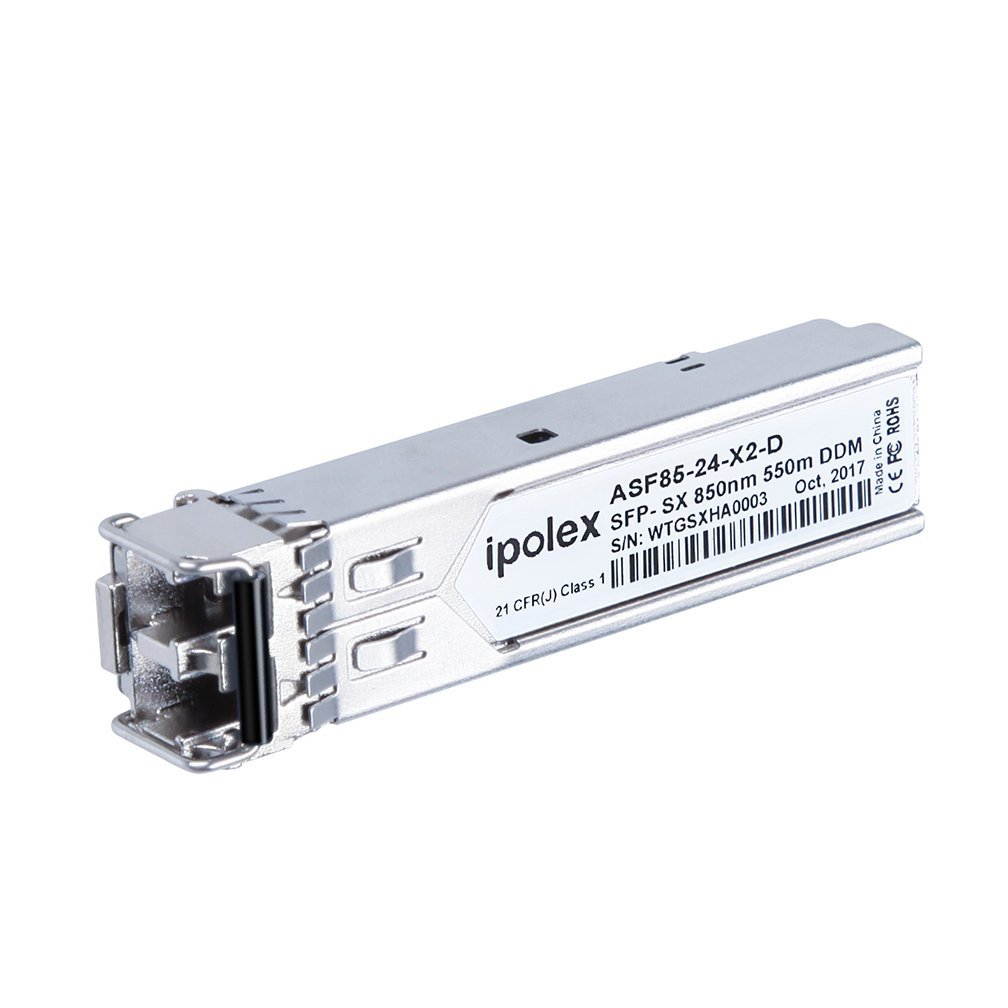 1.25Gb/s SFP Module Compatible Ubiquiti UF-MM-1G Transceiver, MMF, 850nm, 550m, 2 Pack