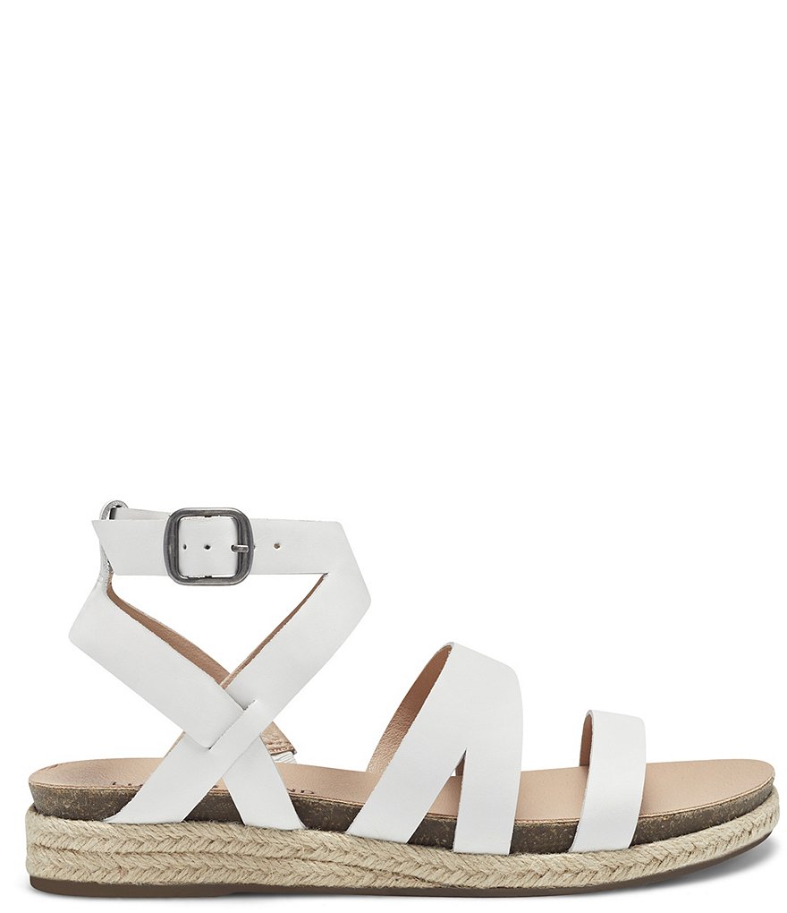 Lucky Brand Glaina Leather Espadrille Sandals
