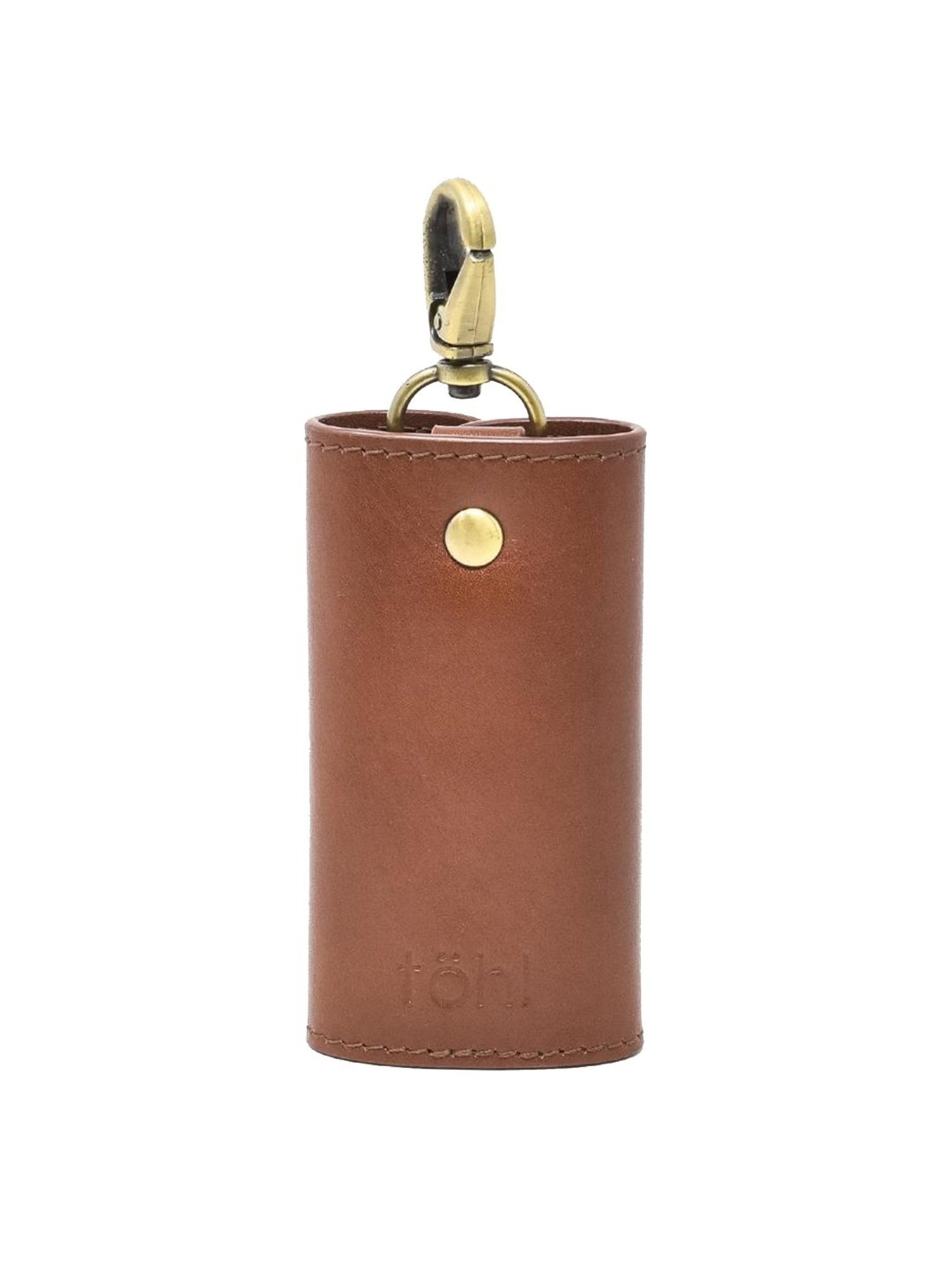 Tohl Verao Tan Leather Solid Keychain & Eyewear Case Set