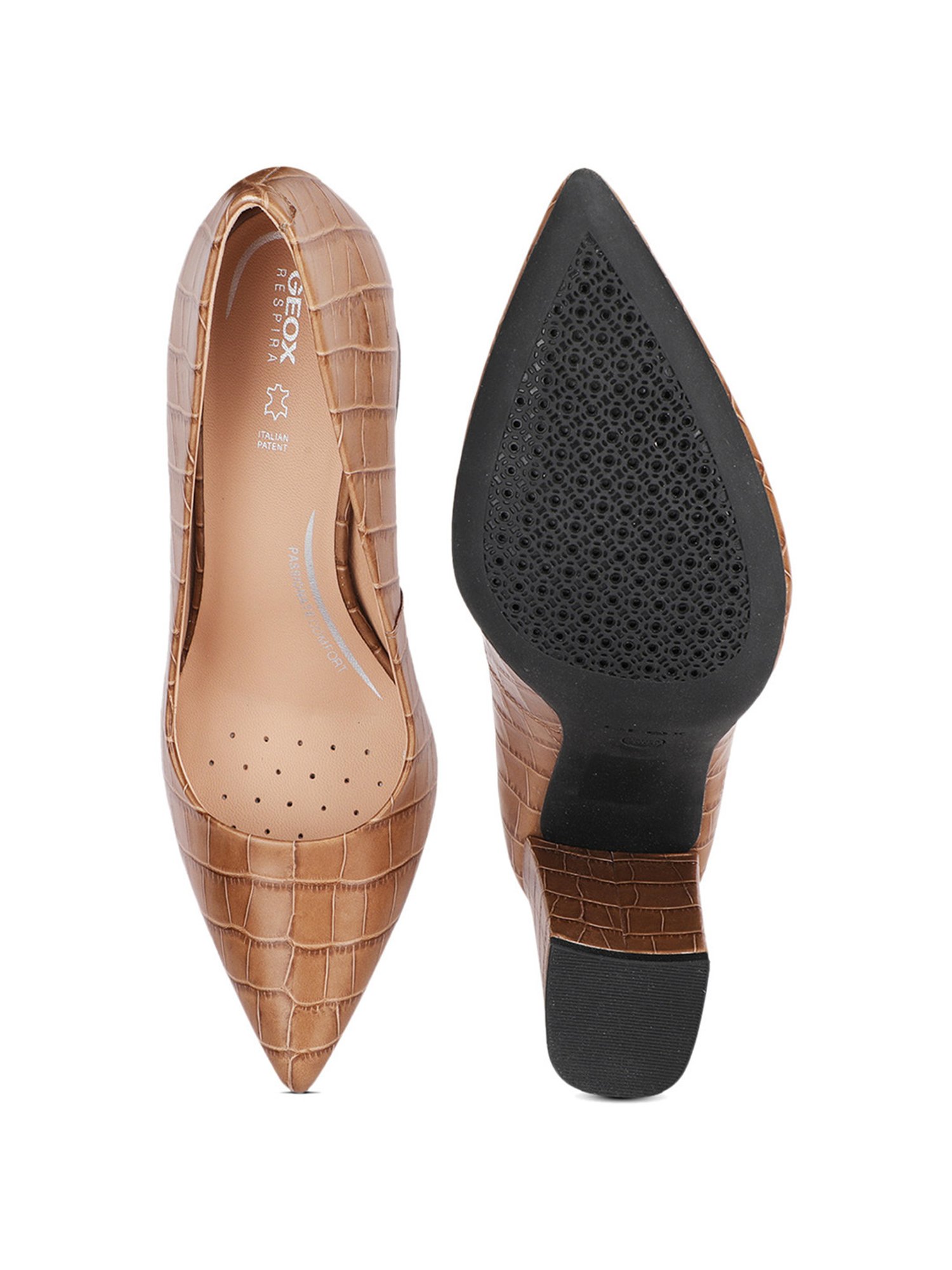 Geox Women's Brown Casual Pumps