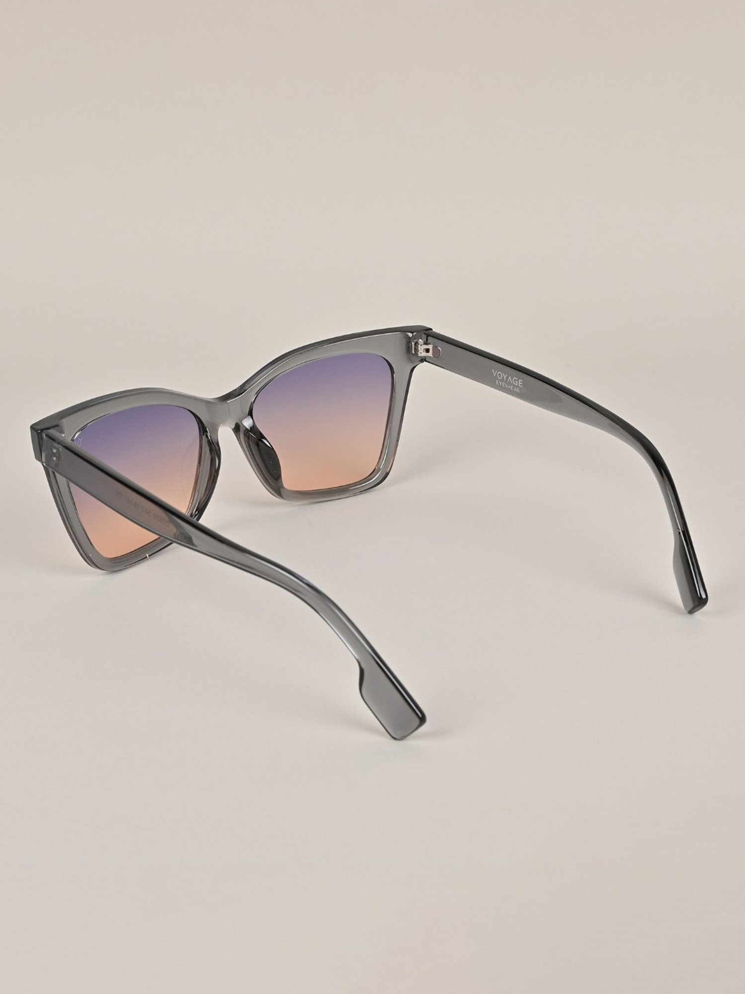 Voyage Grey Cat Eye UV Protection Sunglasses for Women