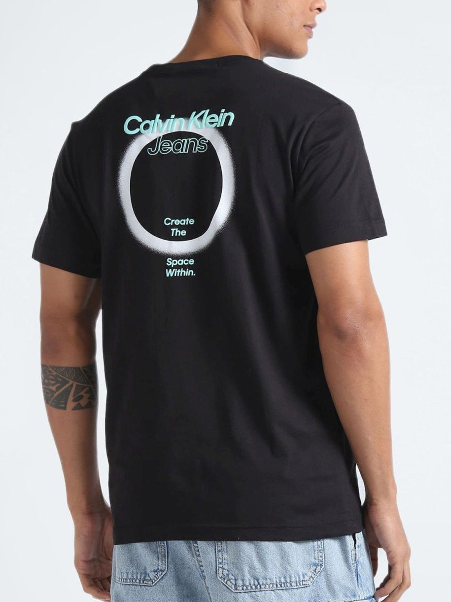 Calvin klein Jeans Black Regular Fit T-Shirt