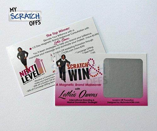 Silver 2  Square Scratch Off Labels &ndash; Qty. Pack of 100 &ndash; My Scratch Offs