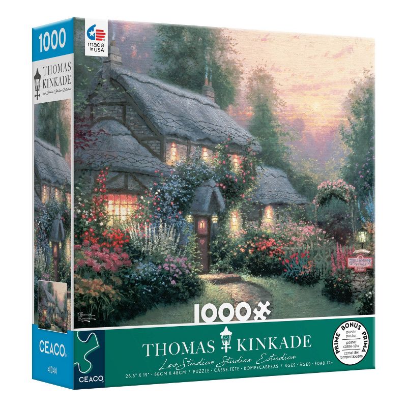 Ceaco Thomas Kinkade: Julianne's Cottage Jigsaw Puzzle - 1000pc