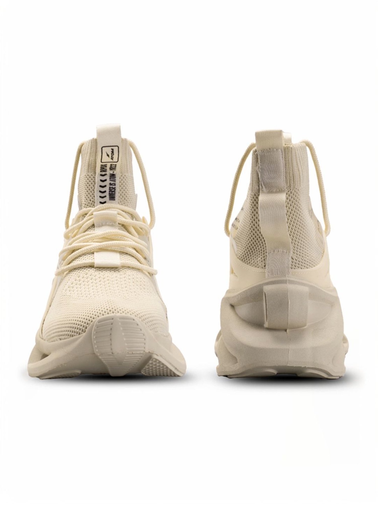 Atom Men's Alpha SoftBounce Beige Running Shoes