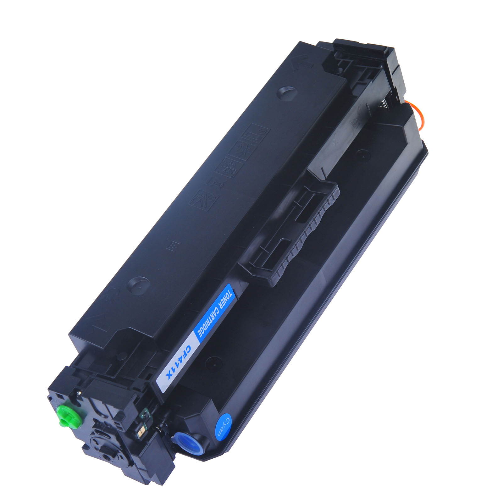 GREENCYCLE 1PK High Yield CF411X 410X Cyan Toner Cartridge Compatible for HP Color LaserJet Pro M452dn MFP M477fdn Printer