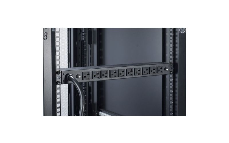 APC Basic Rack 2.88kVA PDU - 10 x NEMA 5-20R - 2.88kVA - 1U 19" Rack-mountable