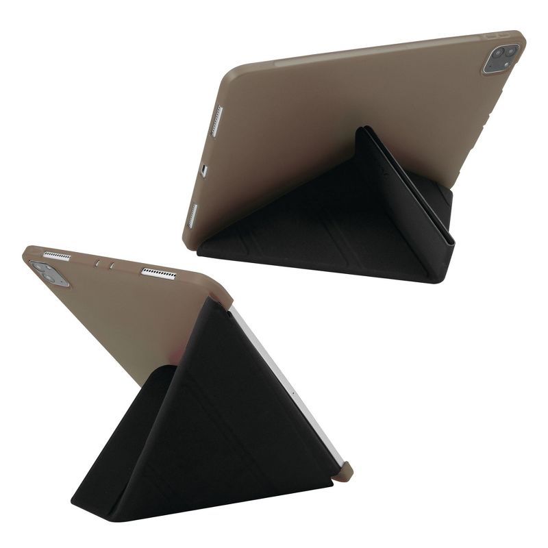 Insten - Tablet Case for iPad Pro 11" 2020, Multifold Stand, Magnetic Cover Auto Sleep/Wake, Pencil Charging, Black