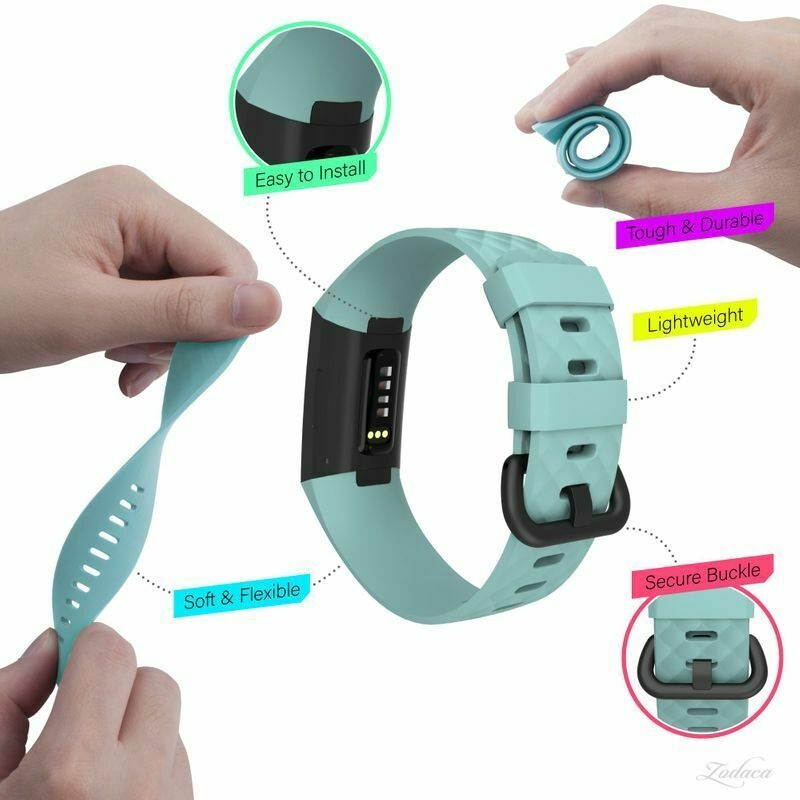 Replacement Watch Band Wristband Strap For  Charge 3, Mint Green Size S
