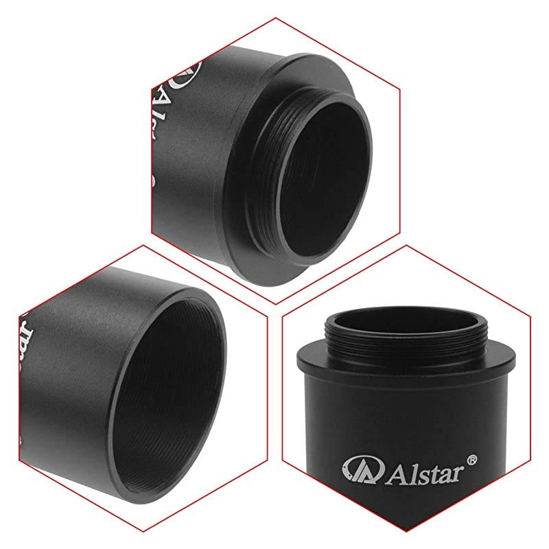 C Mount to 125quot Video Camera Barrel Adapter Telescope Astrophotography for one CMount Male Thread to 125quot Eyepiece convertor for telescopes