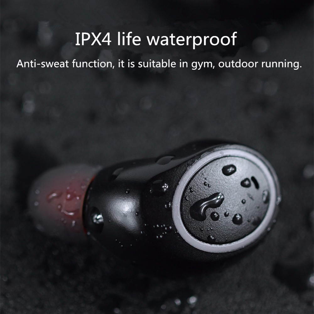 Awei TWS Binaural Bluetooth Earphones IPX4 Waterproof Wireless In-Ear Stereo Earbuds With MIC And Charging Dock