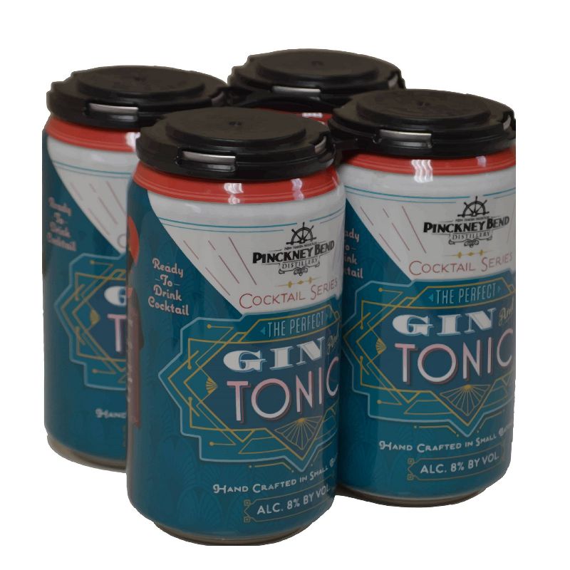 Pinckney Bend Perfect Gin & Tonic Cocktails - 4pk/12 fl oz Cans