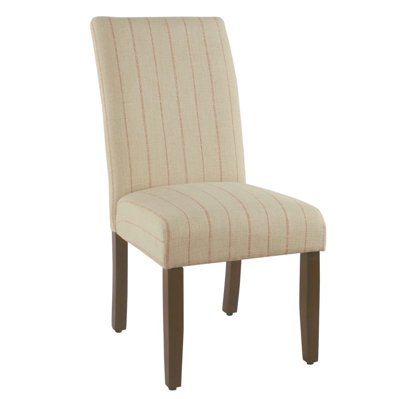 Rollback Dining Chair Cream with Red Stripe - HomePop