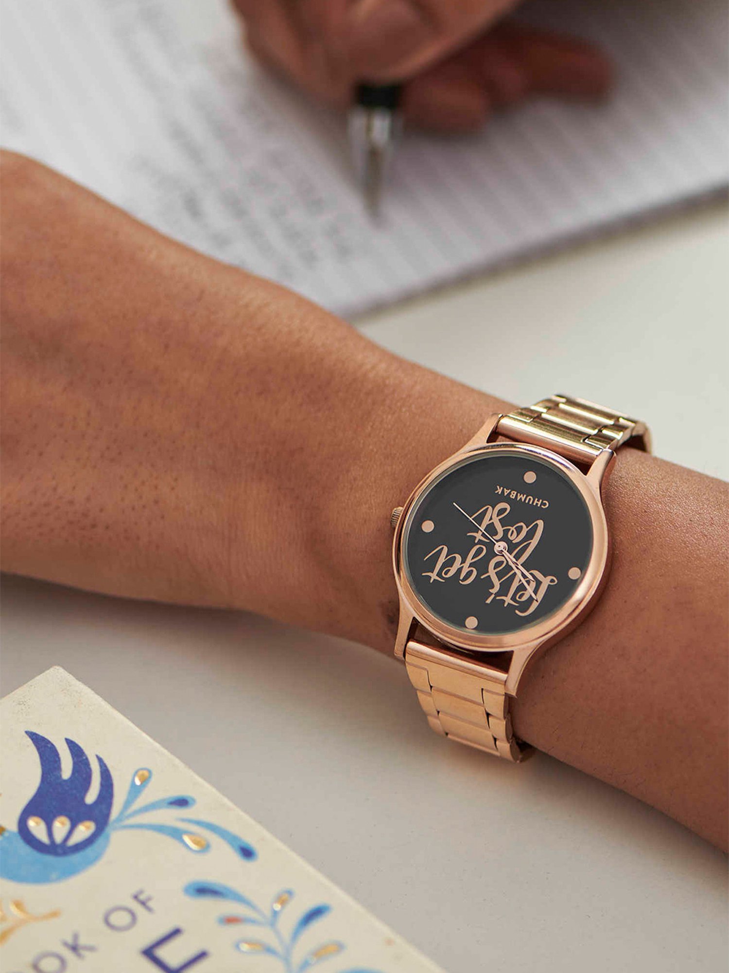 Chumbak 8907605117435 Lets Get Lost Analog Watch for Women