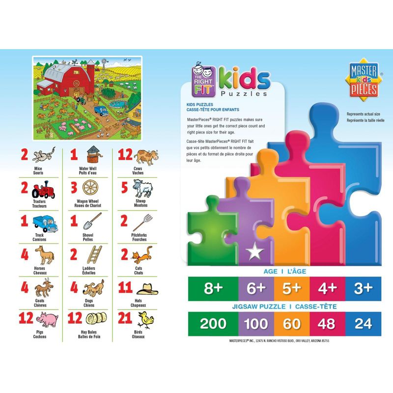 MasterPieces Inc Things to Spot on a Farm 101 Piece Jigsaw Puzzle