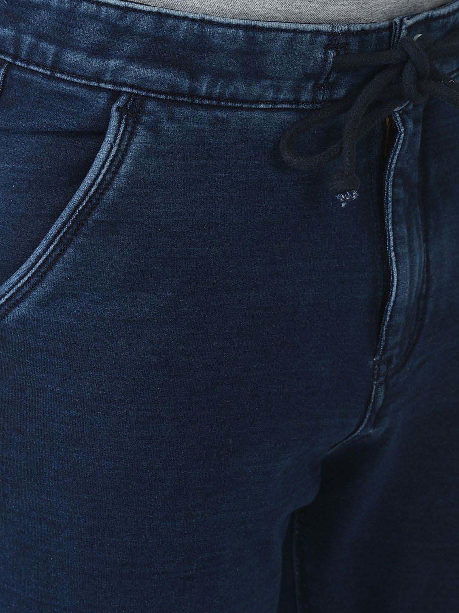 Crimsoune Club Boys Navy Blue Slim Fit Pants