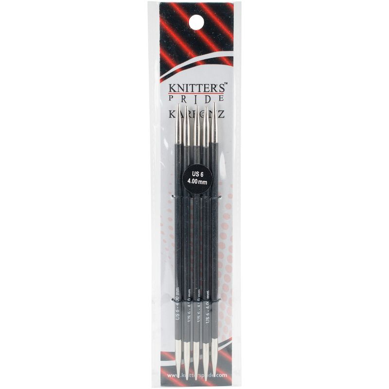 Knitter's Pride-Karbonz Double Pointed Needles 6"-Size 6/4mm