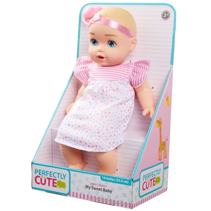 Perfectly Cute 14" My Sweet Baby Doll - Blonde with Blue Eyes