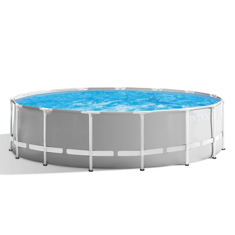 Intex 15' x 48" Prism Frame Pool - Gray