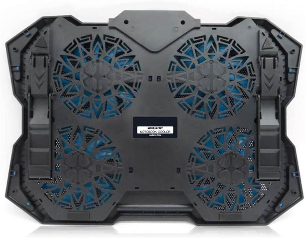 HOG Portable Ultra-Thin Laptop Cooling Pad Coole, Multifunctional, Super Quiet Fans, Game Style Design, Adjustable Speed