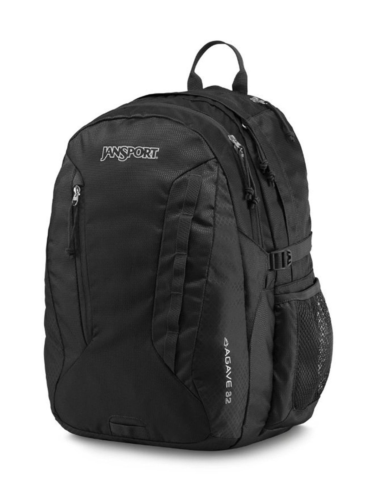 JanSport Agave Black Medium Backpack - 32 Ltrs