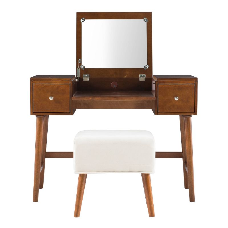 Salisbury Vanity w/Mirror White - Chique
