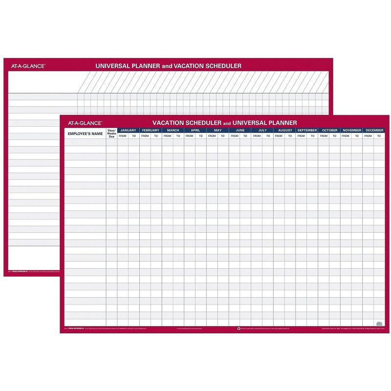 Undated AT-A-GLANCE 24"H x 36"W Wall Calendar 527788