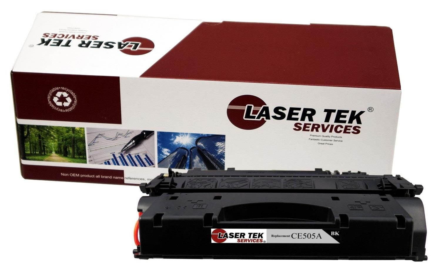Laser Tek Services &reg; HP CE505A (05A) Standard Yield Compatible Replacement Toner Cartridge
