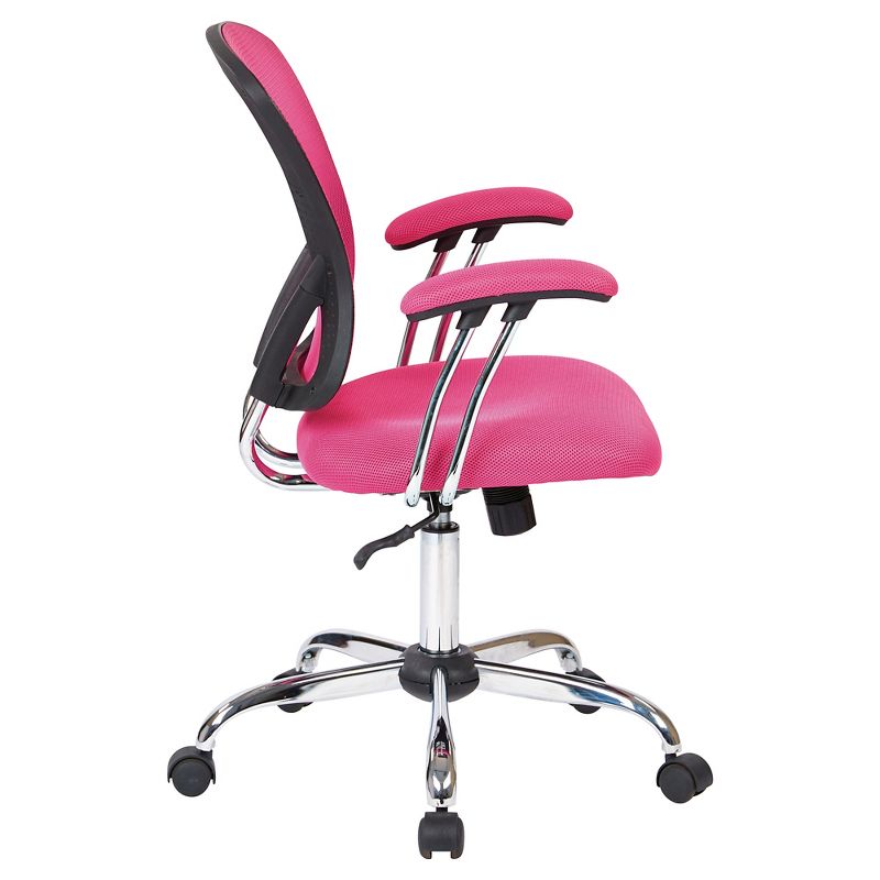 Juliana Task Chair Pink Mesh - OSP Home Furnishings