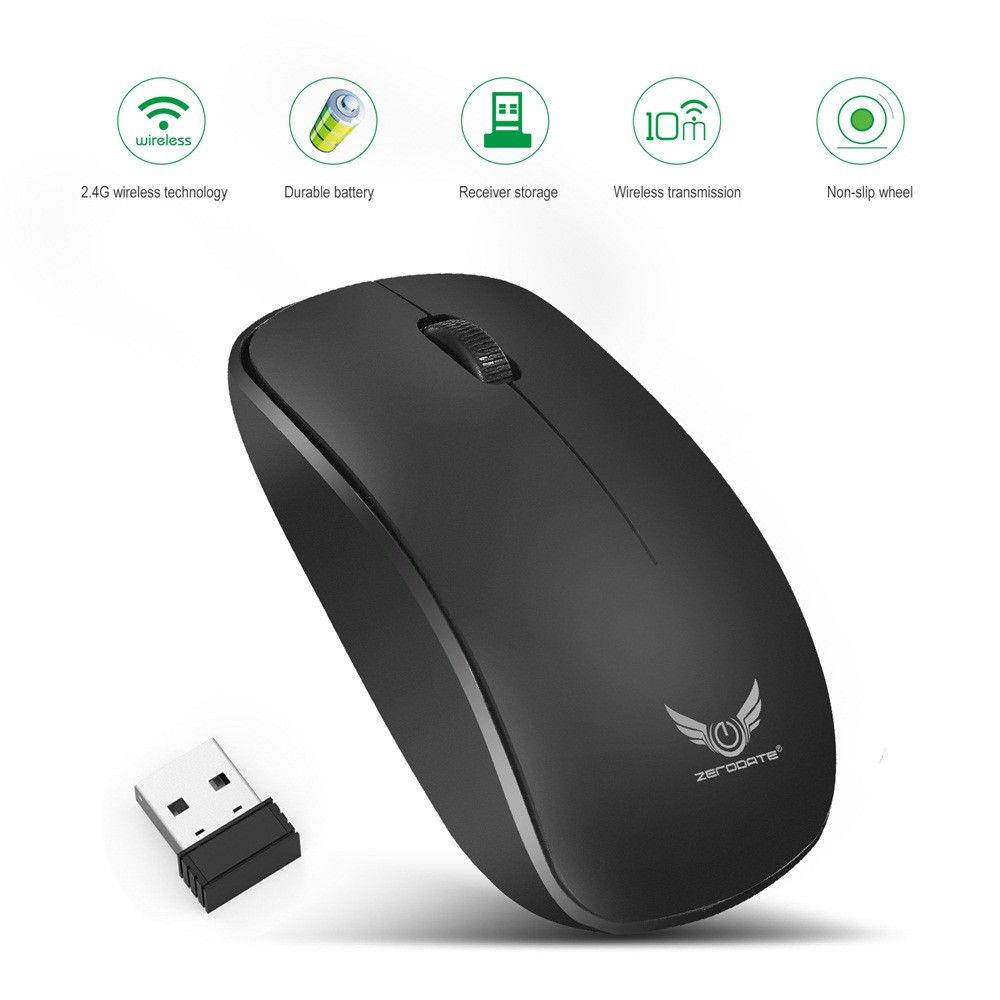 Small mouse Mice 2.4Ghz Mini Wireless Optical Gaming Mouse Mice for PC MAC WIn