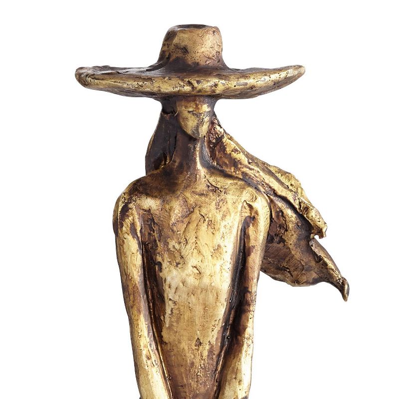 Kensington Hill Standing Girl 14 1/4" High Copper Statue