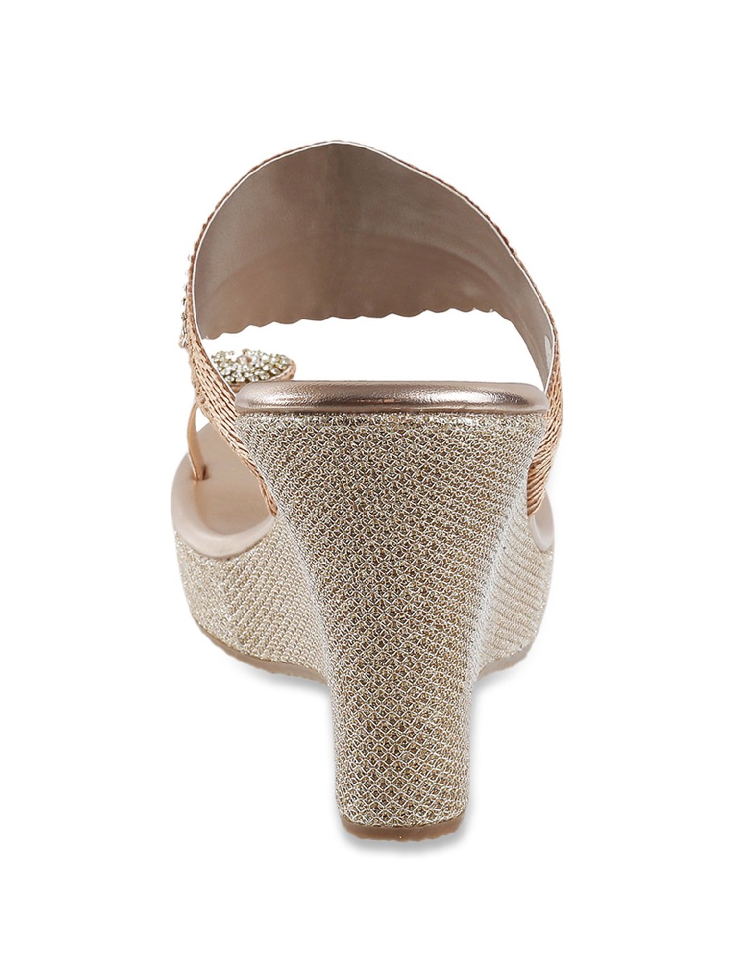 Walkway Women's Rose Gold Toe Ring Wedges