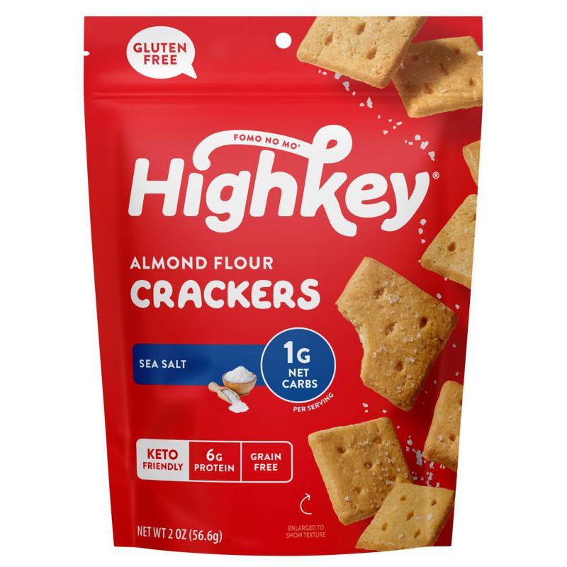 HighKey Sea Salt Crackers - 2oz