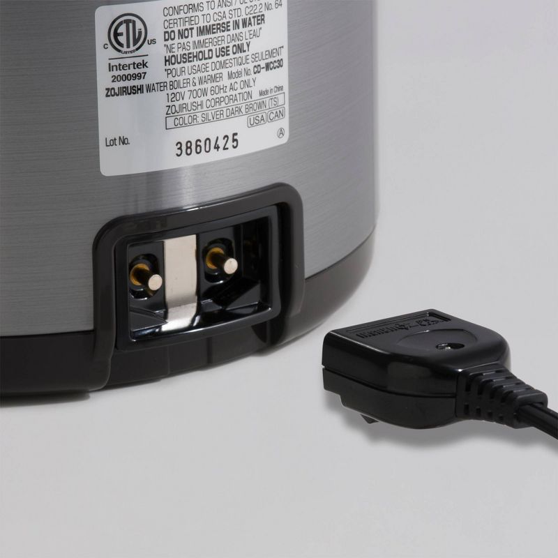 MegaChef 1.7L Electric Tea Kettle - Silver